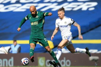 ‘Best out of the three’: Neville says Leeds man is actually better on the ball than Liverpool star