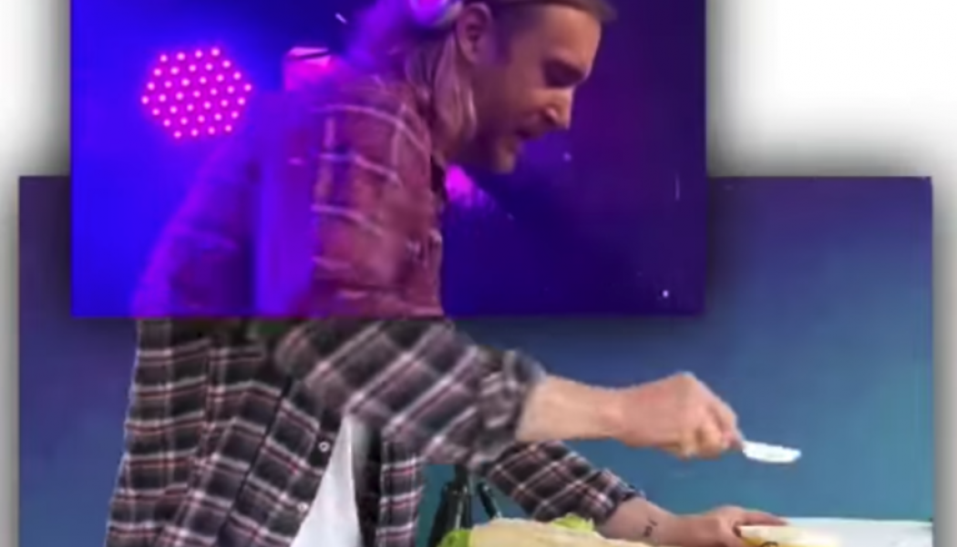 David BaGuetta: Someone Sliced Bread and Mashed Up the Videos With David Guetta DJing