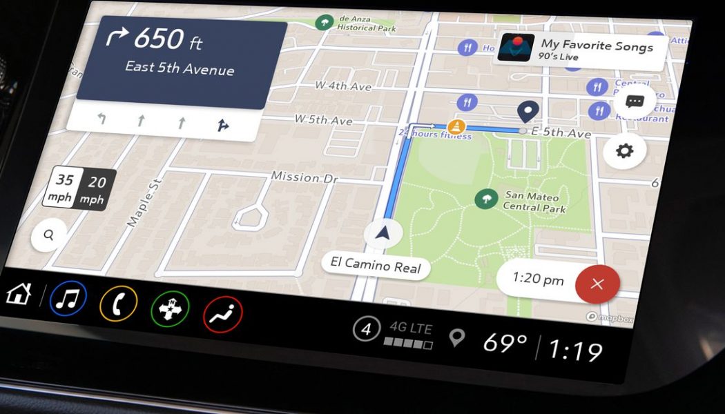 GM rolls out a new cloud-based mapping service for nearly 1 million vehicles