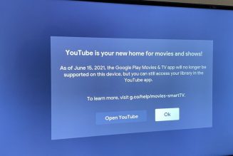 Google is removing its Play Movies and TV app from every Roku and most smart TVs