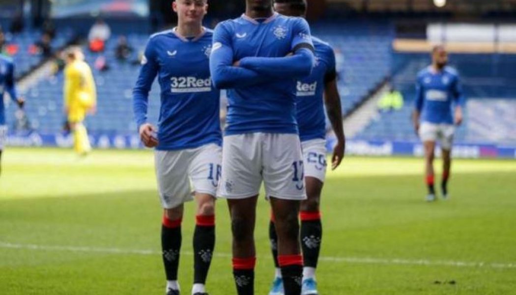 Joe Aribo scores in Rangers’ home win vs Hibernian
