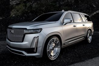 Kim Kardashian’s Cadillac Escalade Is a Silver Slice of Excellence