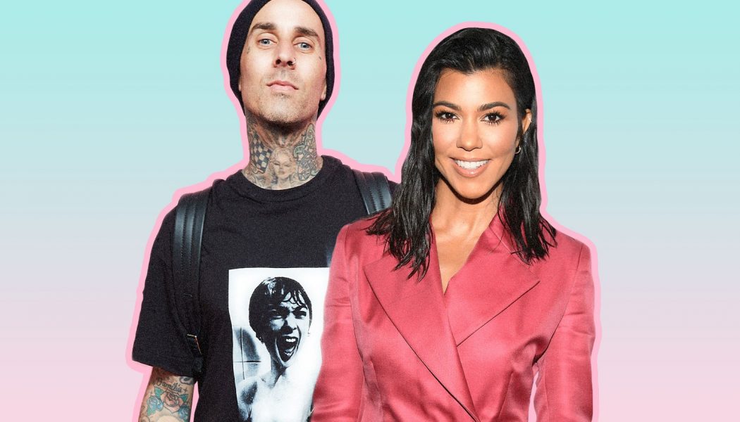 Kourtney Kardashian & Travis Barker Heat Up Their Desert Baecation With Cheeky PDA Pic
