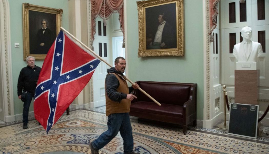 Kult 45: Confederate Flag Carrying Capitol Insurrectionist Indicted