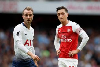 Mesut Ozil’s three-word dig at Spurs after they lost League Cup final to Man City