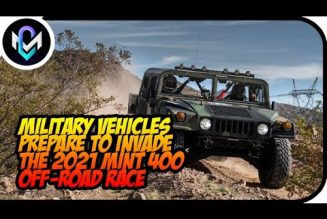 Military Vehicles Prepare to Invade the 2021 Mint 400 Off-Road Race
