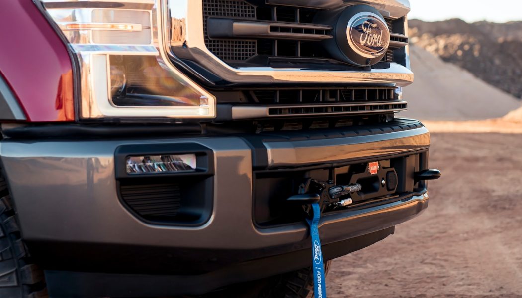 Non-Tremor Ford Super Duty Pickups Now Offer a 12,000-LB Winch