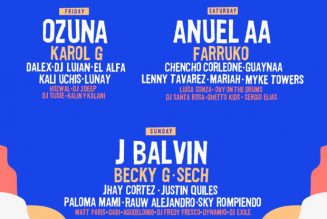 Ozuna, Anuel AA, J Balvin, More Set to Headline Baja Beach Fest 2021