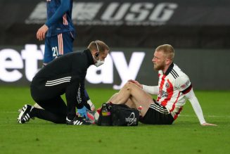 Sheffield United star ruled out for remainder of the season with foot injury