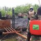 Soldiers destroy illegal refinery in Rivers