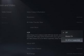 Sony’s new PS5 update includes surprise improvements to HDR and 120Hz support