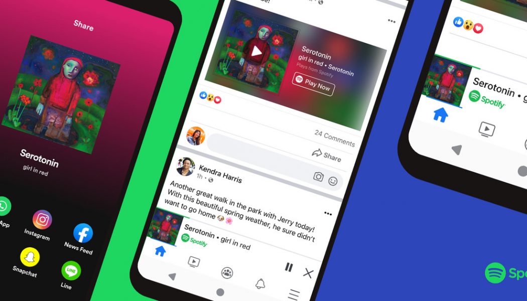 Spotify’s miniplayer for Facebook launches today