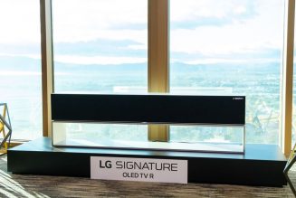 You can finally ‘inquire to buy’ LG’s rollable TV in the United States