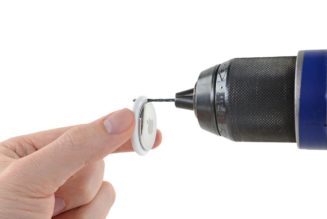 iFixit drilled a key ring hole into one of Apple’s AirTags in its latest teardown