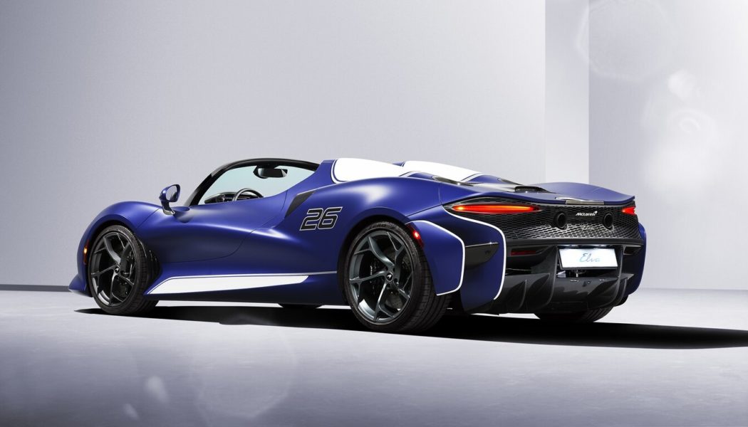 Previously Windshield-less $1.7 Million McLaren Elva Gets a Windshield