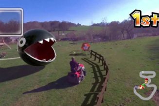 Real-life Mario Kart looks amazing from the perspective of a self-flying Skydio drone
