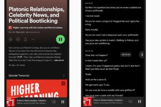 Spotify will auto-transcribe podcasts over the coming weeks