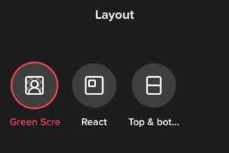 TikTok adds another way to remix videos with green screen duets