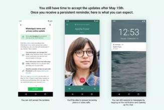 WhatsApp relaxes deadline for accepting its new privacy policy