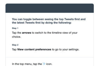 A Twitter bug temporarily removed the option to switch to the chronological feed on the web