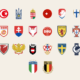All Euro 2020 nation crests redesigned, for the modern era