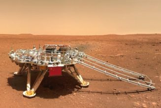 China’s Zhurong rover sends a selfie from Mars