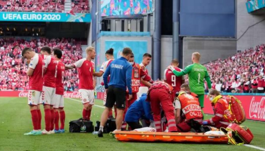 Danish players criticise decision to resume game after Christian Eriksen collapse