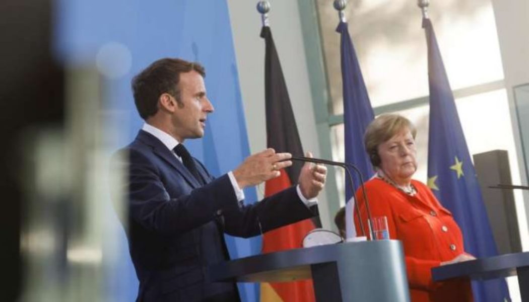 French, German leaders urge EU coordination on reopening borders