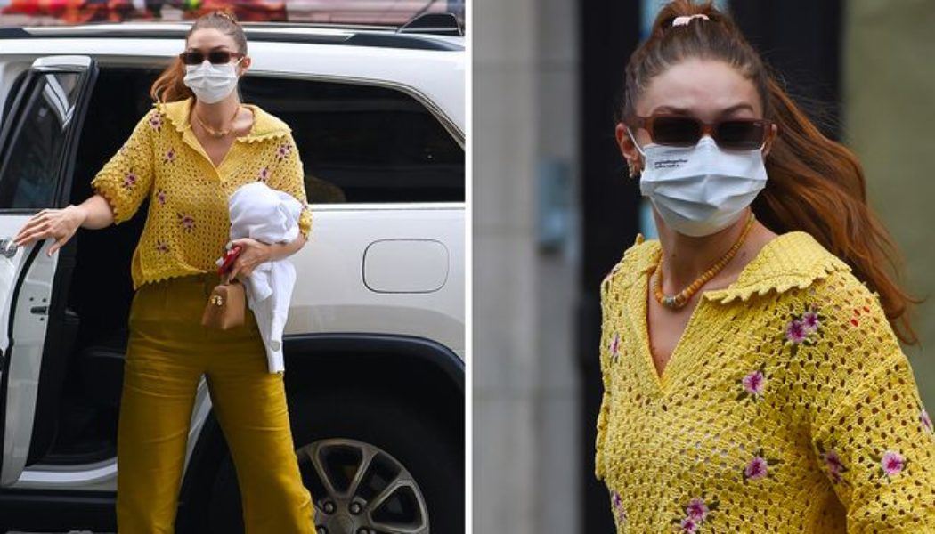 Gigi Hadid Just Wore the Loveliest £36 Mango Top, and It’s Still Available