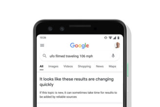 Google is warning users when its search results might be unreliable