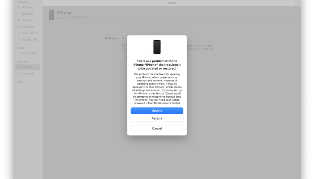 How to restore your iPhone from iOS 15 beta back to iOS 14