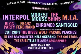 Just Like Heaven Festival Returning in 2022 with Interpol, Modest Mouse, M.I.A., The Shins