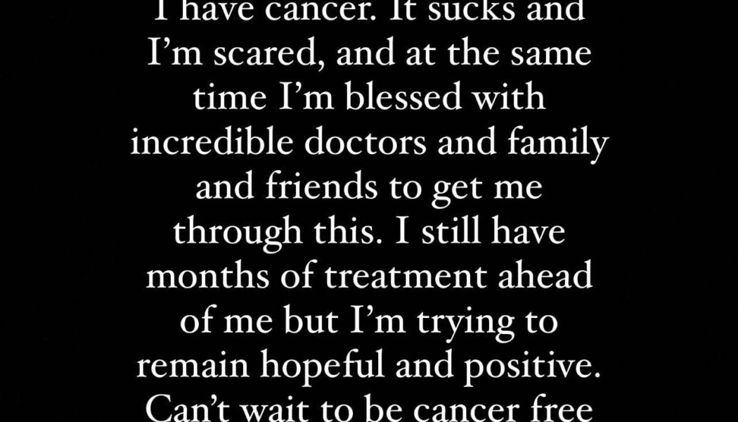 Mark Hoppus Reveals He Has Cancer