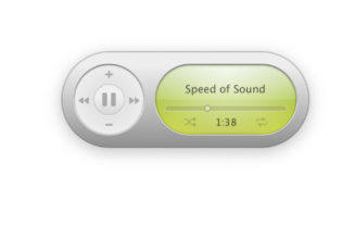 Music Widget brings back the original Mac OS X iTunes widget