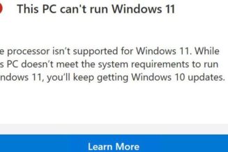 Now Microsoft’s app will say why your PC isn’t ready for Windows 11