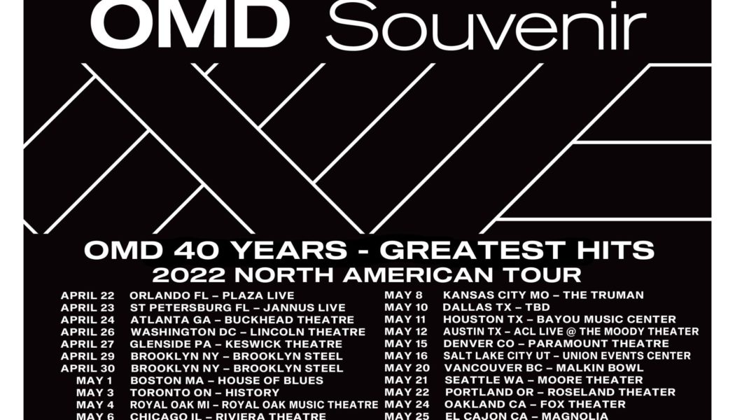 OMD Announce 2022 US Tour Dates