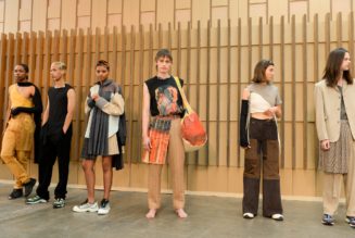 Reuben Selby on His Spring 2022 London Fashion Week Collection and Working With Maisie Williams