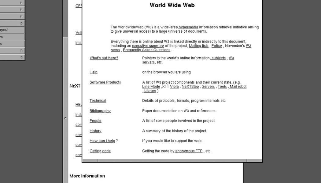 Sir Tim Berners-Lee is selling the first web browser’s code as an NFT