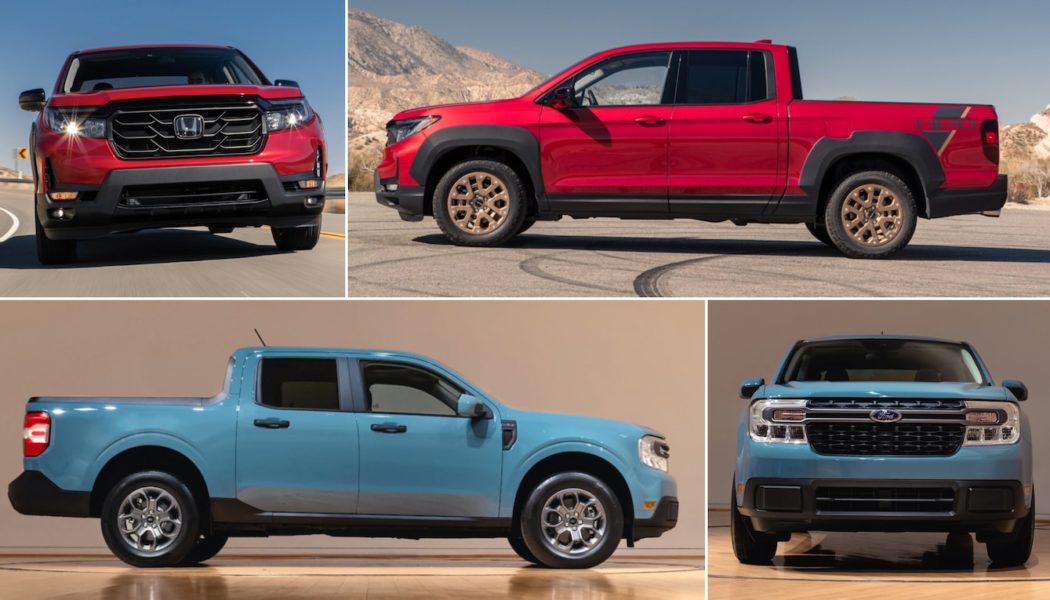 Spec Check: 2022 Ford Maverick vs. 2021 Honda Ridgeline