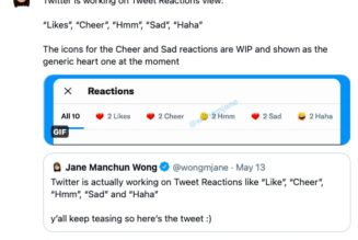 Twitter is Testing New Facebook-like Tweet Reactions