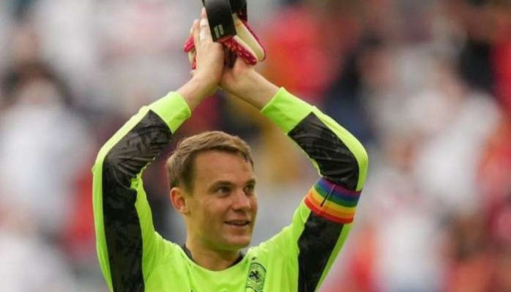 UEFA backs down over Manuel Neuer’s rainbow armband