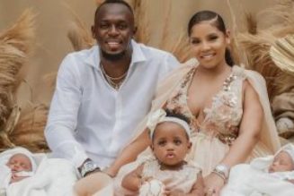 Usain Bolt & Kasi Bennett Share Photos Of Twin Newborn Sons