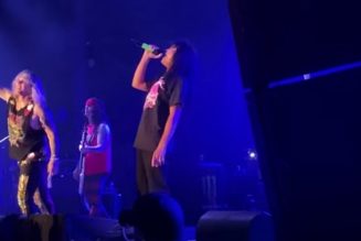 ANTHRAX’s JOEY BELLADONNA Sings JOURNEY’s ‘Don’t Stop Believin” With STEEL PANTHER At Wisconsin’s ROCK FEST (Video)