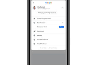 Google adds option to instantly delete your last 15 minutes of search history