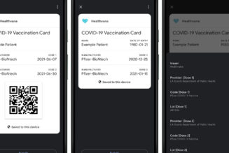 Google is building support for digital COVID vaccine cards into Android