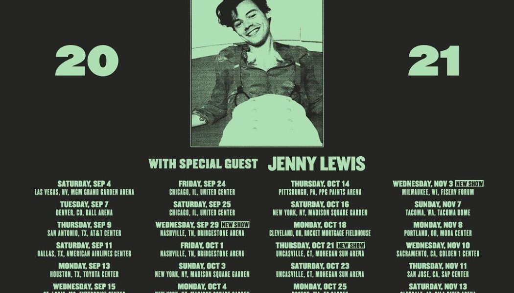 Harry Styles Adjusts 2021 North American Tour Dates