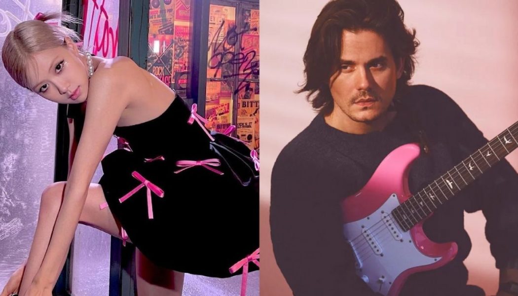 John Mayer Just Gifted BLACKPINK’s Rosé Her Very Own Pink Guitar