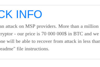 Kaseya ransomware attackers demand $70 million, claim they infected over a million devices