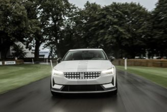 Polestar made a more powerful version of its electric sedan for the Goodwood Festival