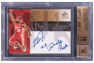 Rare LeBron James ’03-’04 Signature Edition Rookie Card Auctions for Over $185K USD